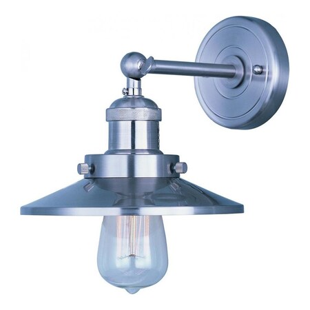 Maxim One Light Satin Nickel Wall Light 25060SN/BUI